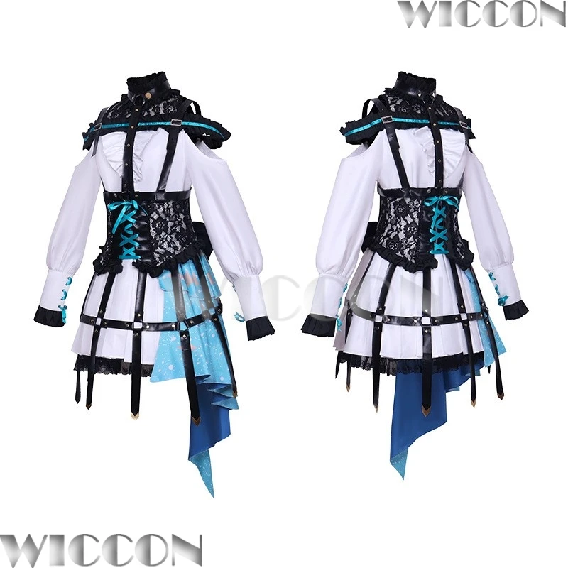 PJSK Rose Cage Miiku Gioco Proseka Coaplay Costume 110CM Parrucca Lolita Gotico Uniforme Vestito Ragazza Donne Holloween Cos Set Personalizzato