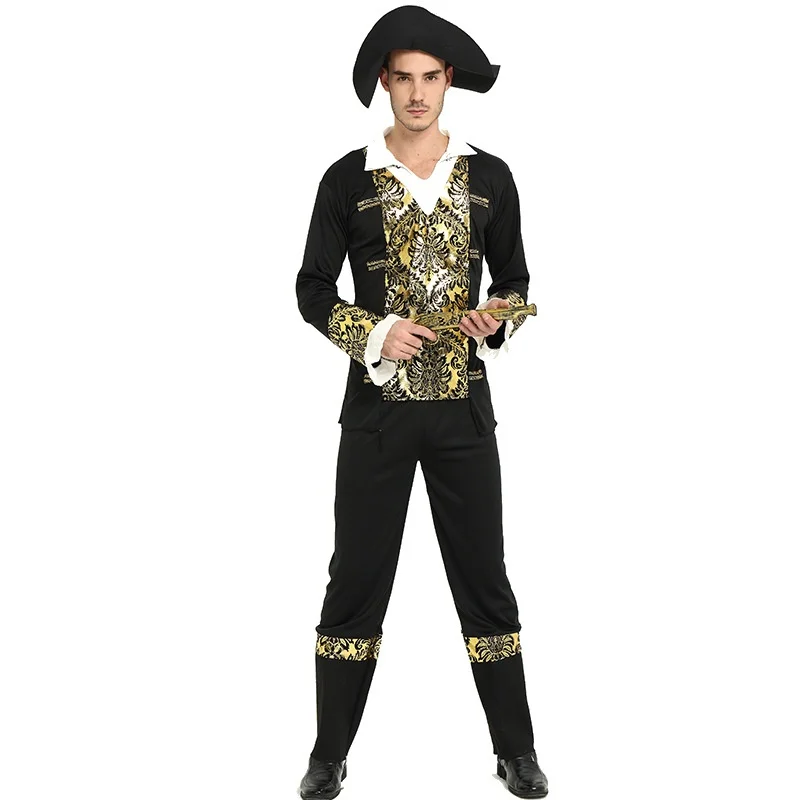 Fsia de Pirata Caribenho para Adultos, Roupas de Performance para loween, Traje de Role-plang, Fabricante Chinês, Fa...
