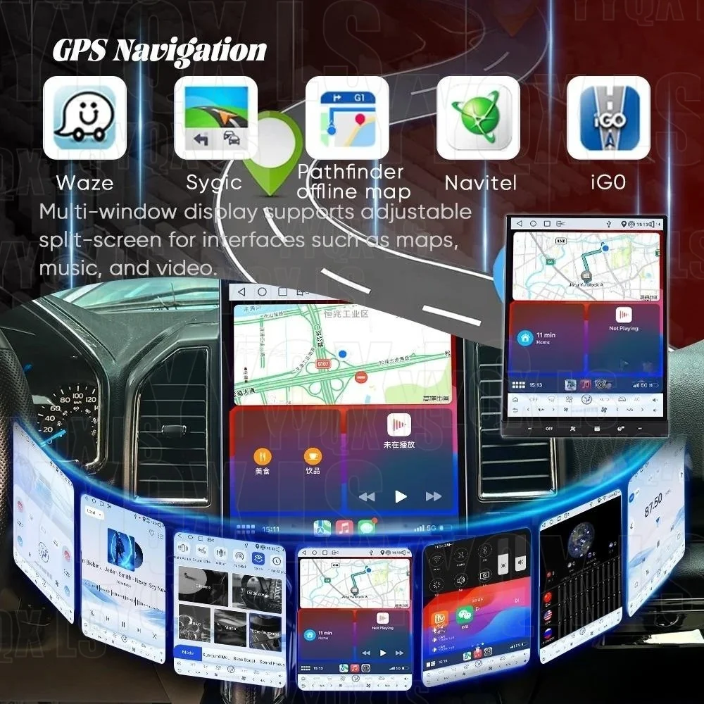 4K Screen Android 15 Car Radio Stereo For Ford F150 2015~2020 Car Multimedia Player GPS Navigation CarPlay Auto Head Unit4K Scre