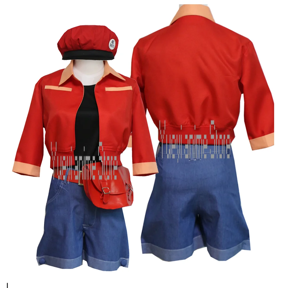 Anime cosplay Erythrocytes Red Blood costume Women men suit Halloween cos customized