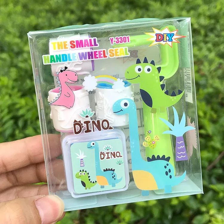 Hot Selling Cartoon Cute Little Animal Styling Stamp Rollers Kids Kindergarten Students Teacher Award Stamp Student Award Gift