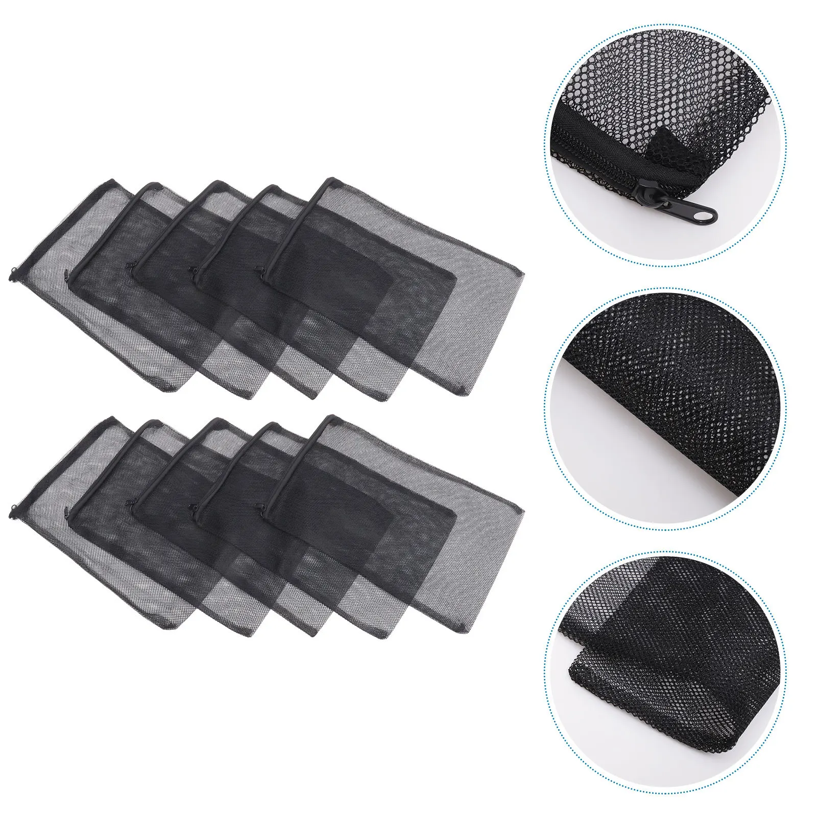 

10pcs Fish Tank Bags Reusable Aquarium Filter Mesh Bags For Filtration System Replacement Filter Media Bag Fish Tank Accessories