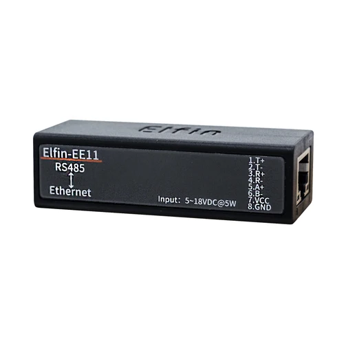 Imagen 2 del producto Puerto serie RS485 a servidor de dispositivo Ethernet, convertidor de datos IOT, compatible con protocolo Elfin-EE11 EE11A, TCP/IP, Telnet, Modbus, TCP