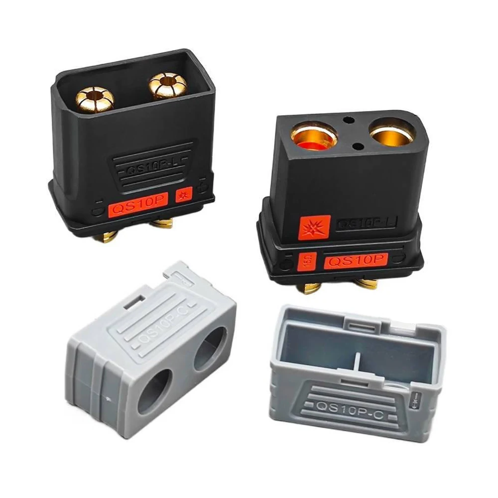 

210A QS10 Series Battery Connector Anti-ignition Electric Vehicle Battery Terminal 4-10AWG Male Female Power Charging Plug