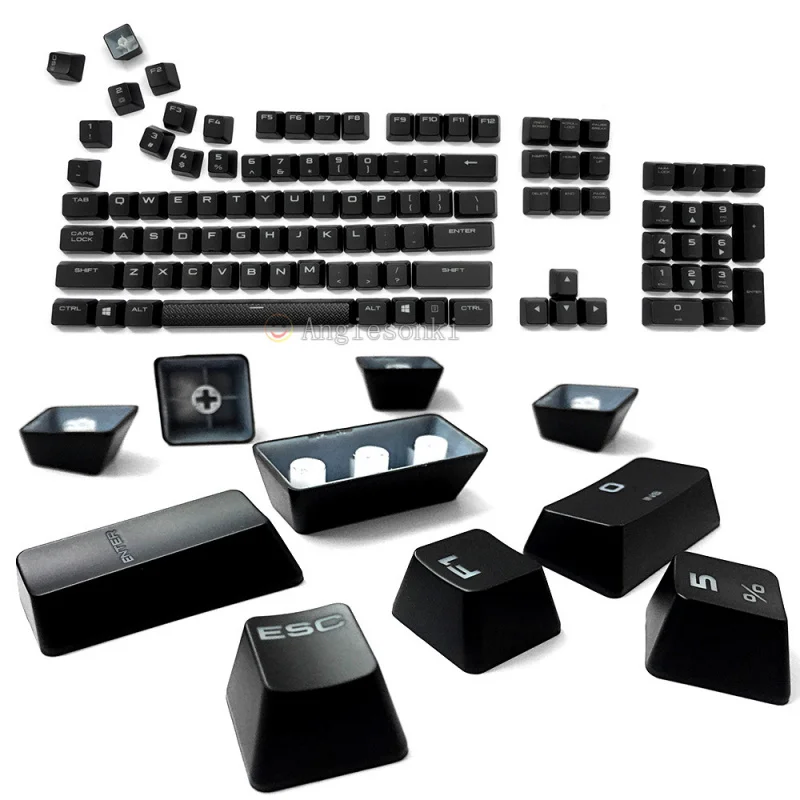 Z 2x NEW Replacement keycaps for CORSAIR K70 RGB Rapidfire Mechanical Gaming Keyboard