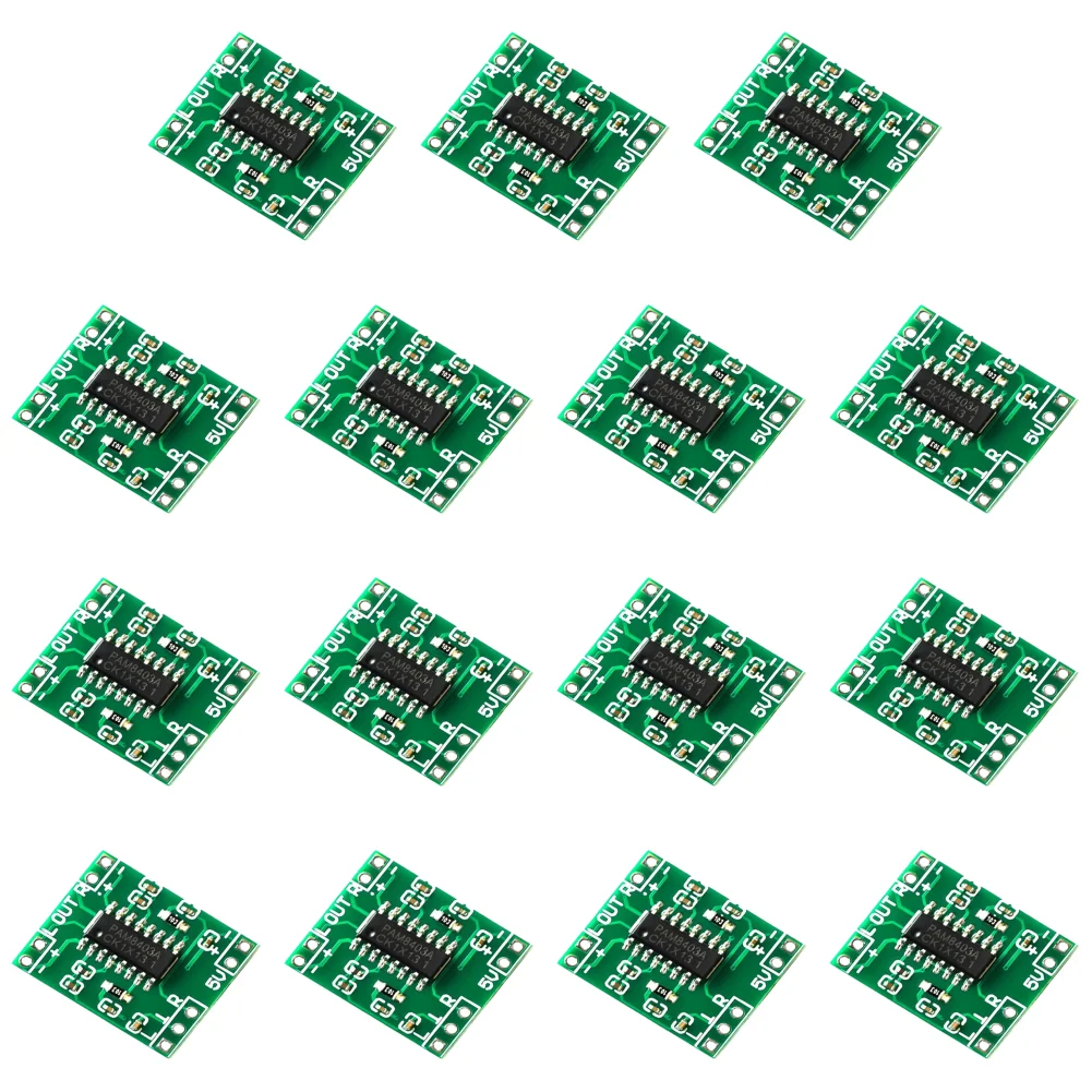 15-1PCS PAM8403 Audio Speaker Sound Amplifier Board Module DC2.5-5.5V 2*3W Mini Power Amplifier Board for Class D Stereo Audio