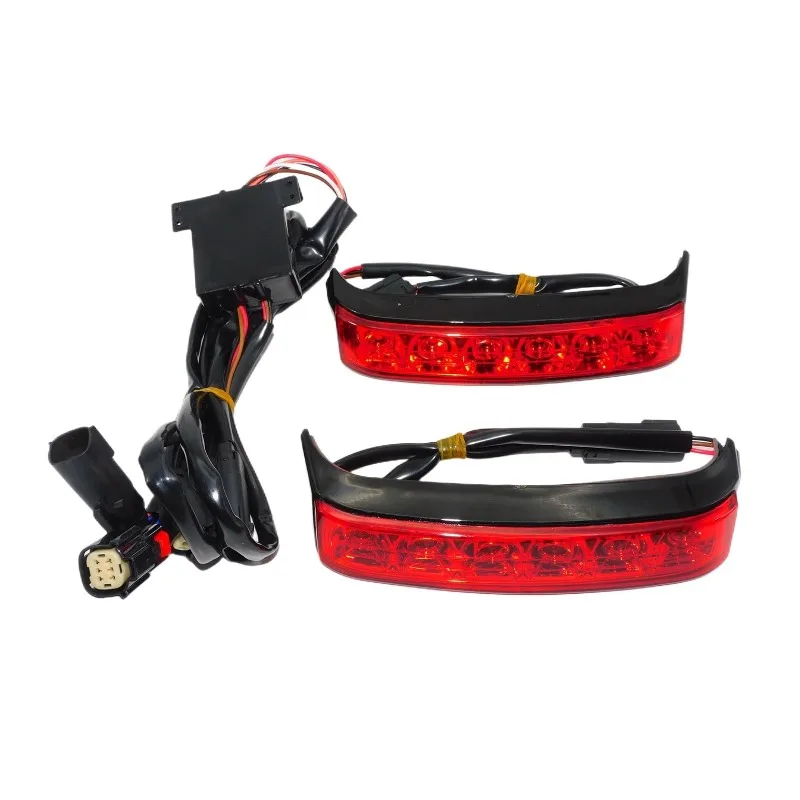 

For Touring Street Glide Motorcycle LED Saddlebag Brake Running Luggage Turn Signal Lights Brake Tail Light Lamp