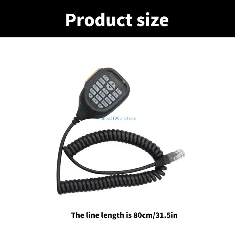 L4MA Multifunction Hand Microphone Stable Performances Radio for In Vehicle Two Way Radio