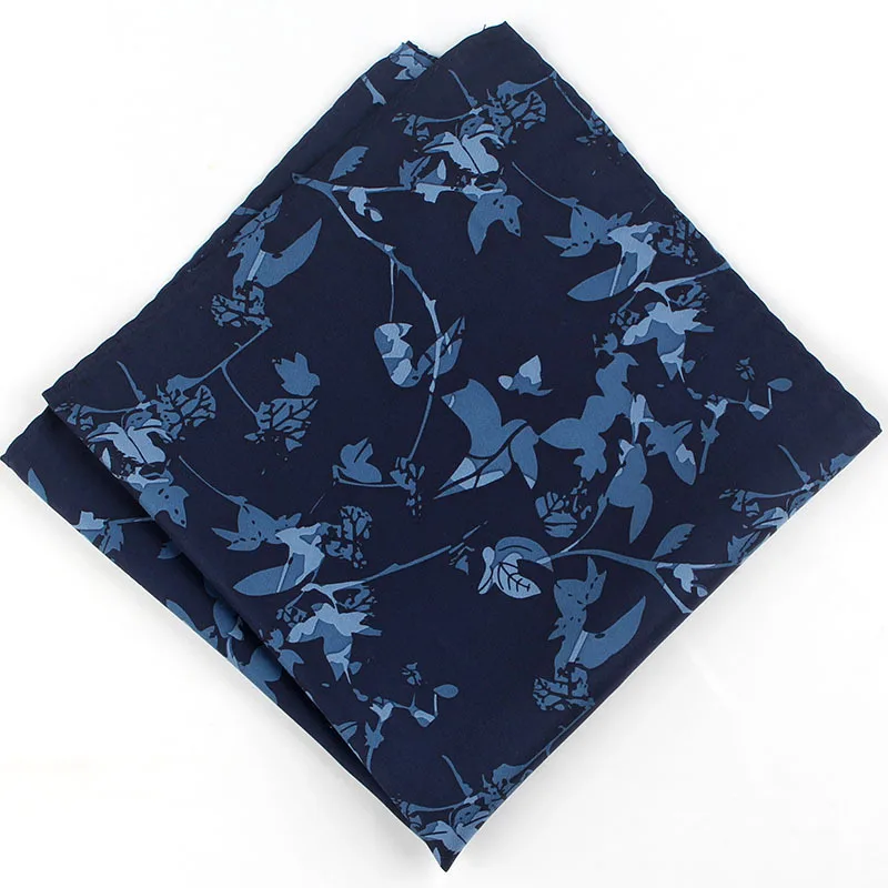 34cm Silk-like Pocket Square for Men Women Floral Print Suits Hanky Mens Handkerchiefs Suit Square Handkerchief Towels Scarves