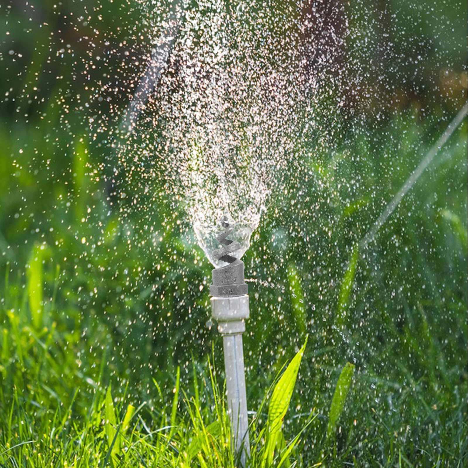 

3Pcs Male Thread 316 Spiral Nozzle Polished Finish for Fire Suppression Water Treatment Washing Garden Sprayer