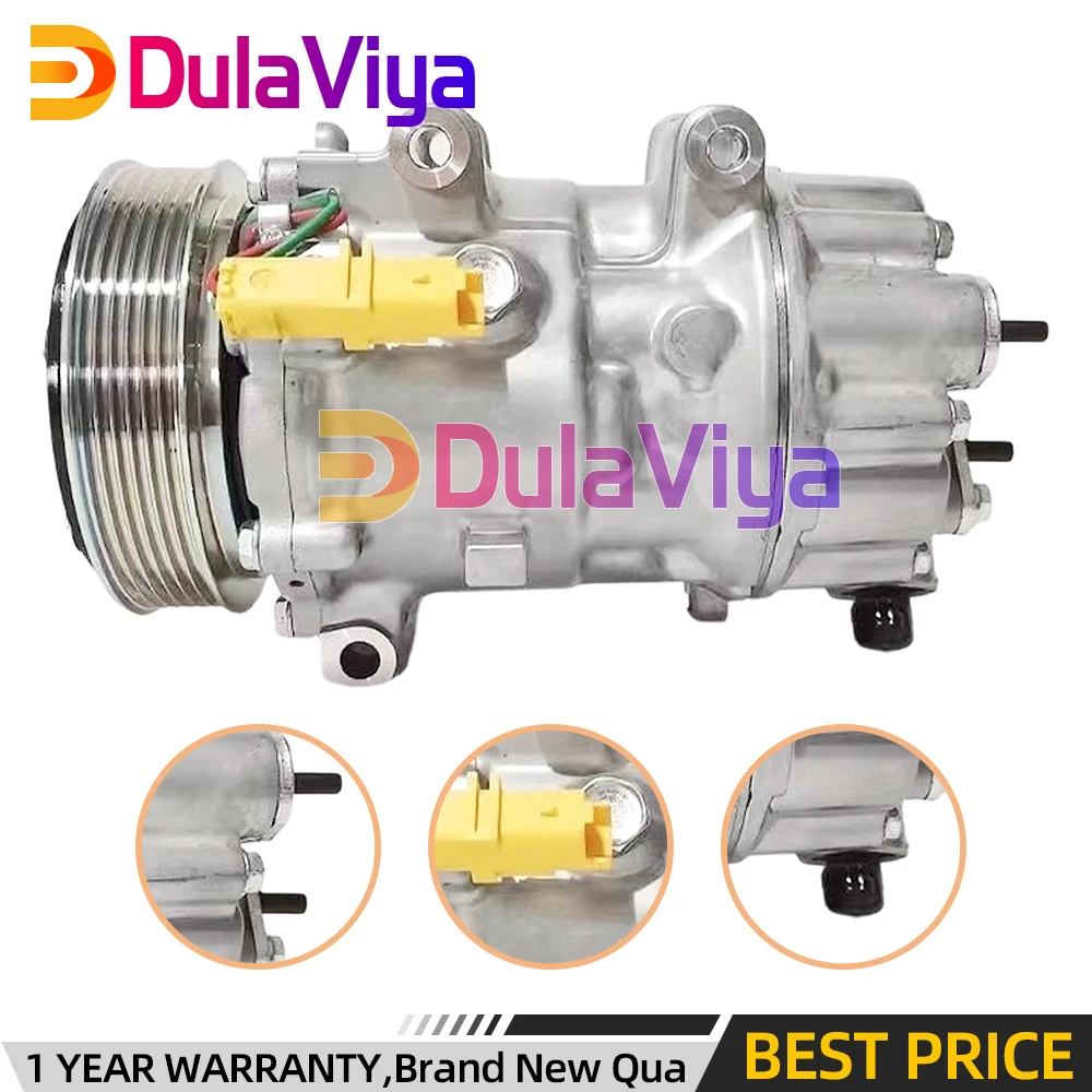 

Компрессор кондиционера для CITROEN C4 I PICASSO I MPV PEUGEOT 307 308 CC SW 9651911380 9656843380 9659876080 9684457980 9684960580