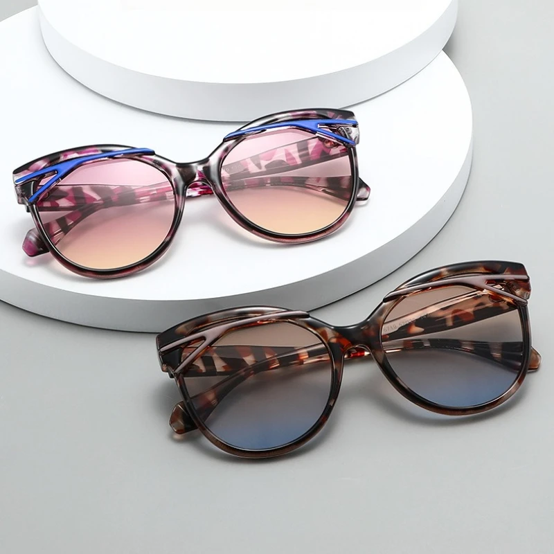 

New Fashionable Oval-Frame Sunglasses Unisex Stylish Retro-Style Eyewear for Outdoor Activities UV Protection Driving and Travel