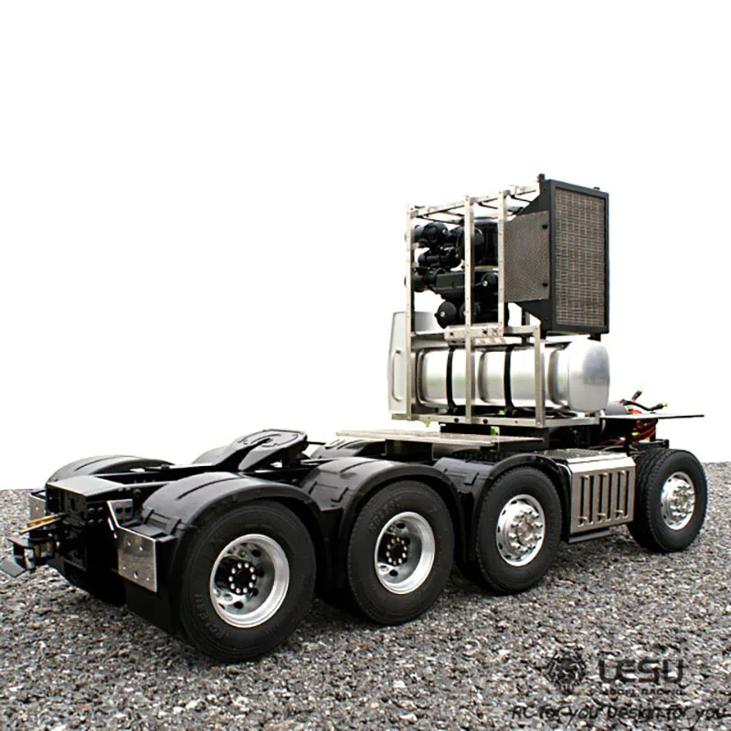 

1/14 RC LESU Arocs Benz 3363 8x8 металлические дифференциальные оси шасси для DIY модели автомобиля TAMIYA 56352 тракторный грузовик