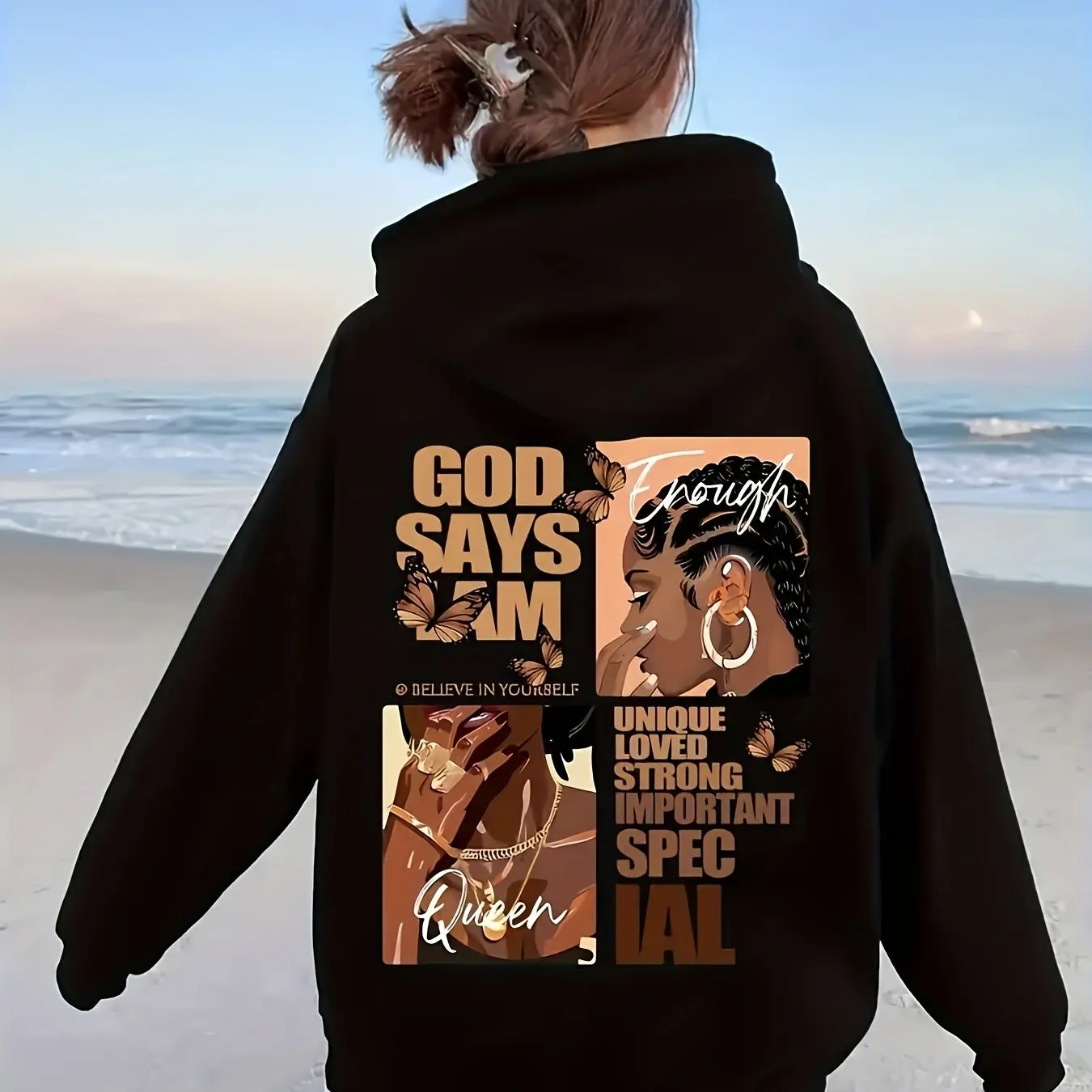 

Graphic Printing Autumn and Winter Pure Cotton Men's and Women's Hoodies Casual Outdoor Street Sports Loose Training Brand Trend
