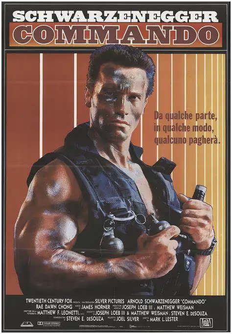 

Commando Movie Art print Silk poster Home Wall Decor