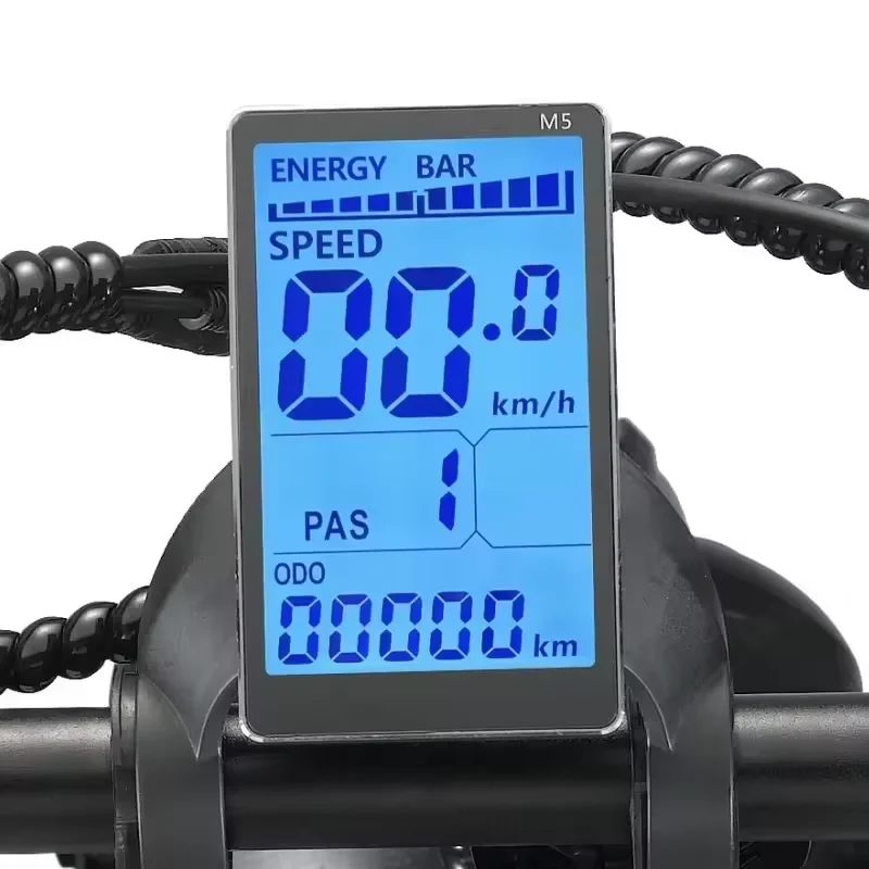 48V 50km/h M5 LCD Screen Code Meter Display for OUXI V8 Ebike Parts Intelligence Instrument Electric Bicycle Part