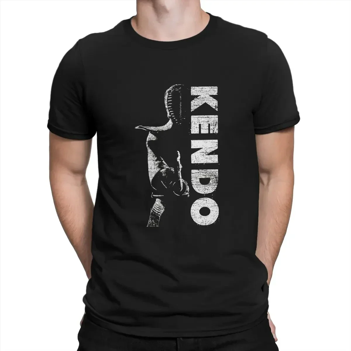 

Kendo Boys Martial Art T Shirt Punk Men Polyester Tees Summer Clothing Harajuku Crewneck