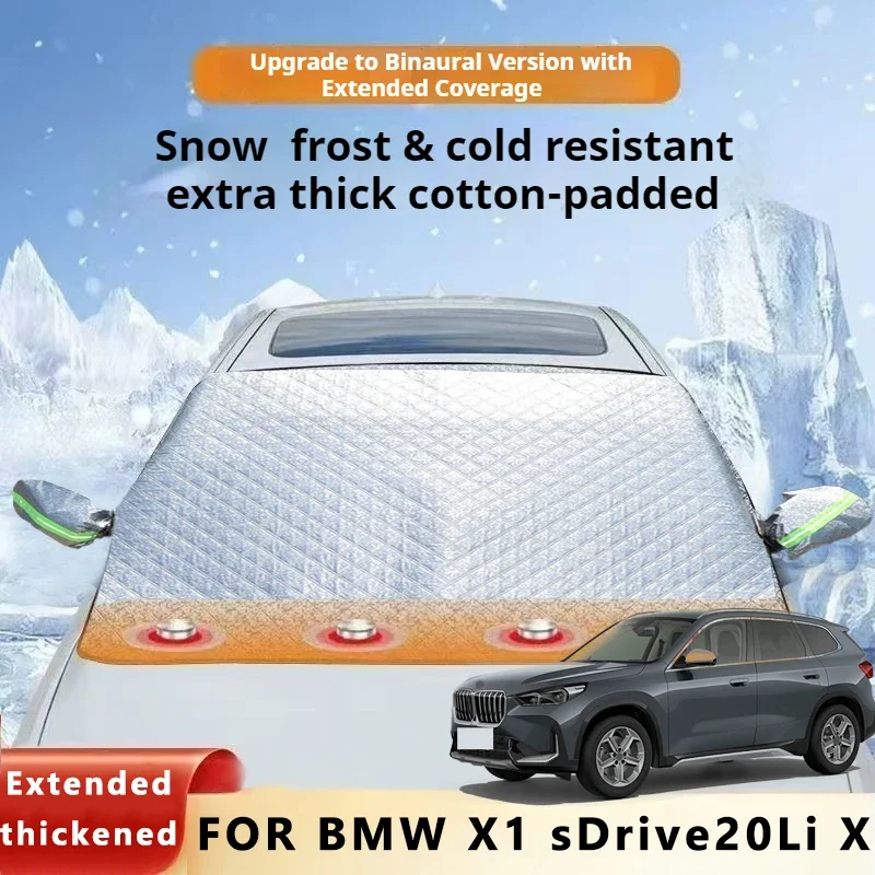 

Thickened Car Now Sunshade Windshield Cover With 5/9 Magnets UV Protection Anti Snow Sunlight For BMW X1 SDrive20Li X