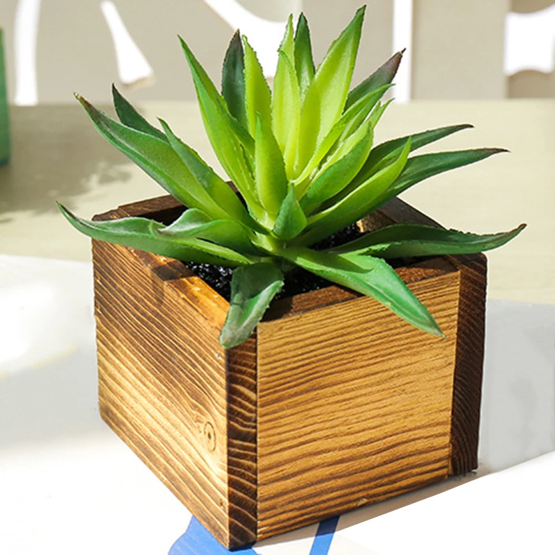 

Kreativ Горшечное Растение Topfpflanze Искусственный Орн совет DIY Цветы Сад Garten Holz Home 1 Stck K nstlich 1 шт.