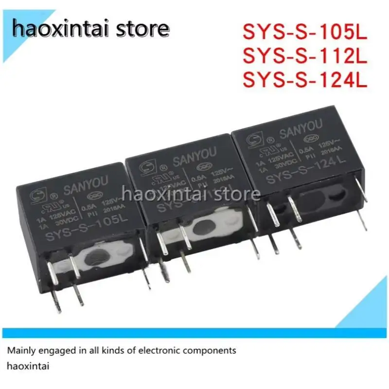 10pcs  SYS-S-105L  relay instead of HFD23-005-1ZS G5V-1-5VDC