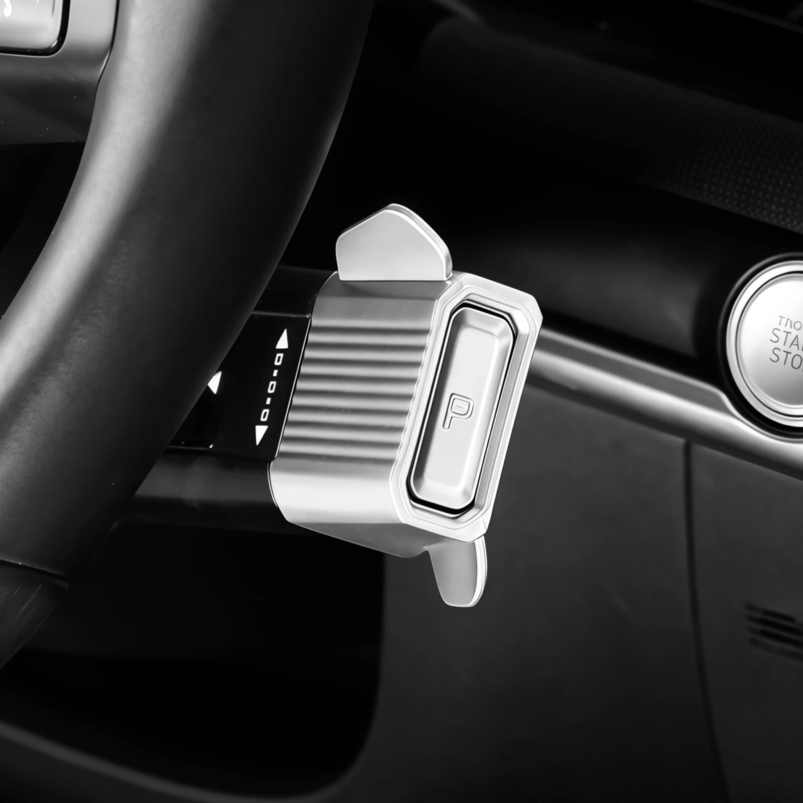 Car ABS Steering Wheel Gear Shift Switch Button Cover Assistor For Hyundai Kona SX2 Interior Special Accessories
