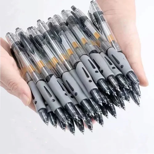 Juego de bolígrafos de Gel retráctiles, bolígrafo de tinta negra/roja/azul para recambios de escritura, accesorios de oficina, suministros escolares, papelería, 13/30 Uds.