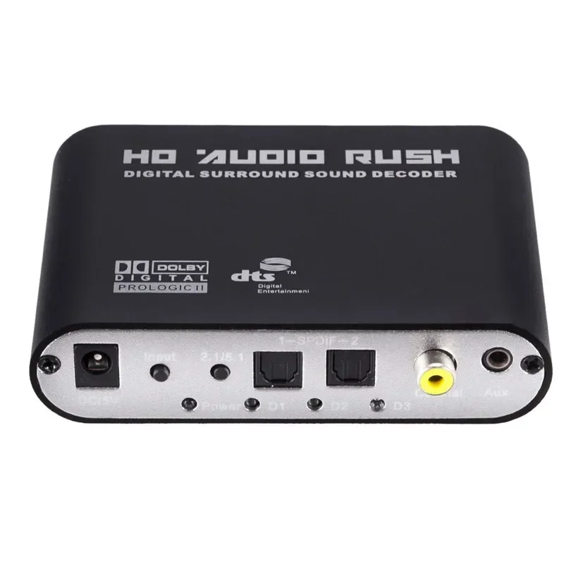 

5.1 CH audio decoder SPDIF Coaxial to RCA DTS AC3 Optical digital Amplifier Analog Converte amplifier Hardware