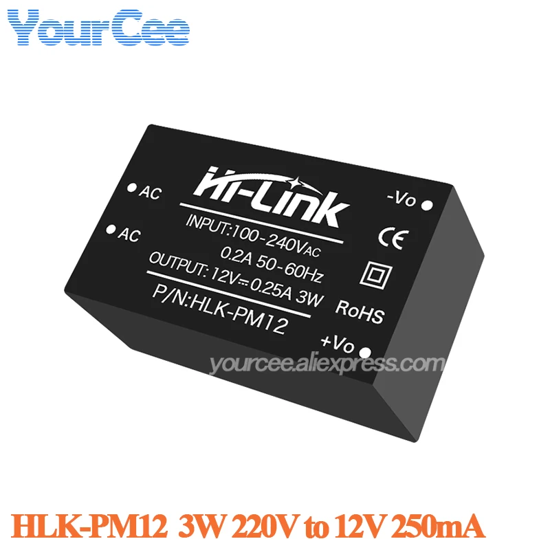 AC-DC 220V to 5V/3.3V/9V/12V/15V/24V isolated Power Regulated Module Step Down Buck Intelligent Switch PM01 PM03 PM12 PM15 PM24
