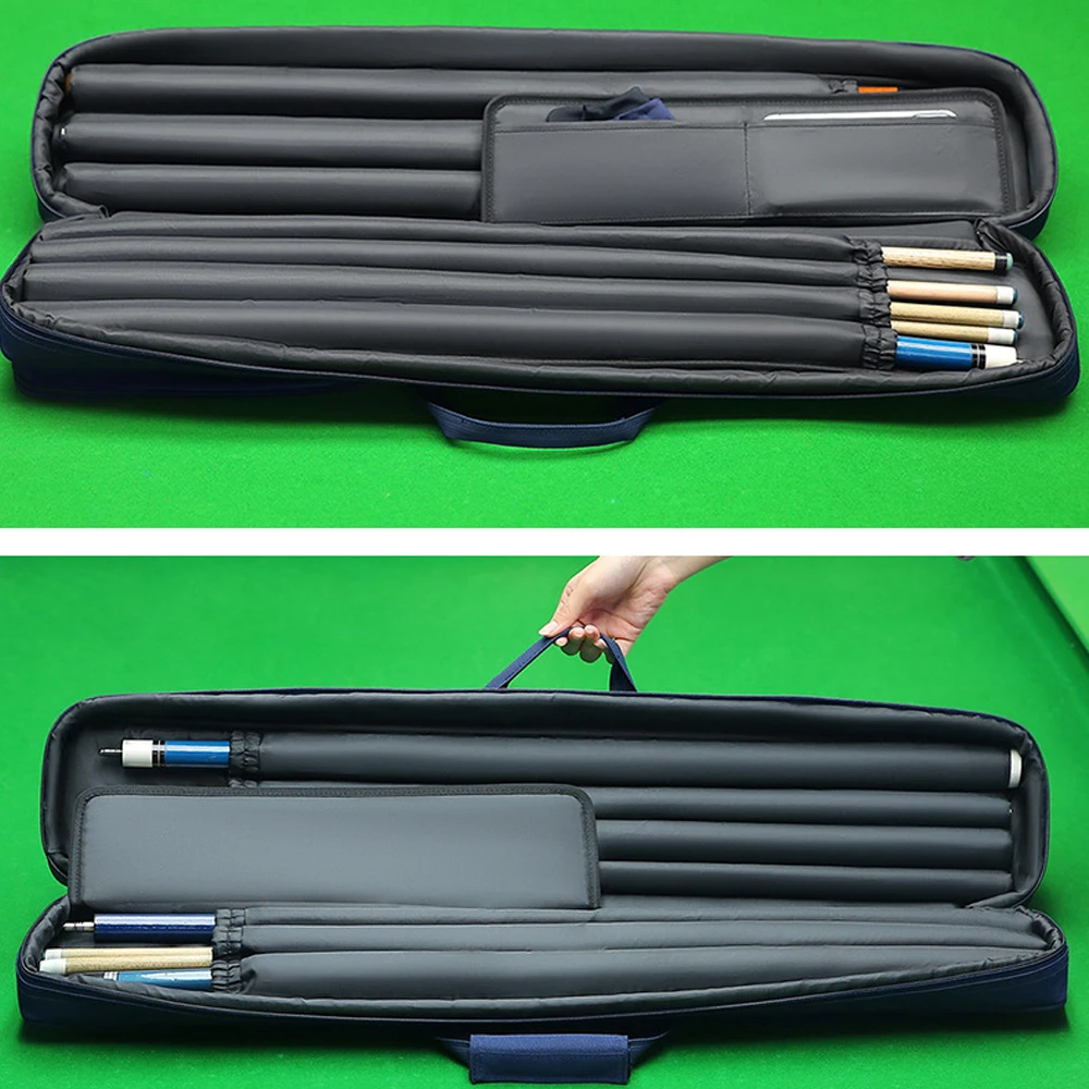 قطعة واحدة من حقيبة عصا البلياردو، حقيبة حمل عصا البلياردو المبطنة الناعمة مع أشرطة حقيبة الظهر لعظة البلياردو والإكسسوارات