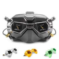 Lumenier AXII HD 2 Patch Visor 5.8GHz 8.4dBi with AXII HD 2 Stubby LHCP Antenna Combo Set for DJI Digital HD FPV Goggles RP-SMA