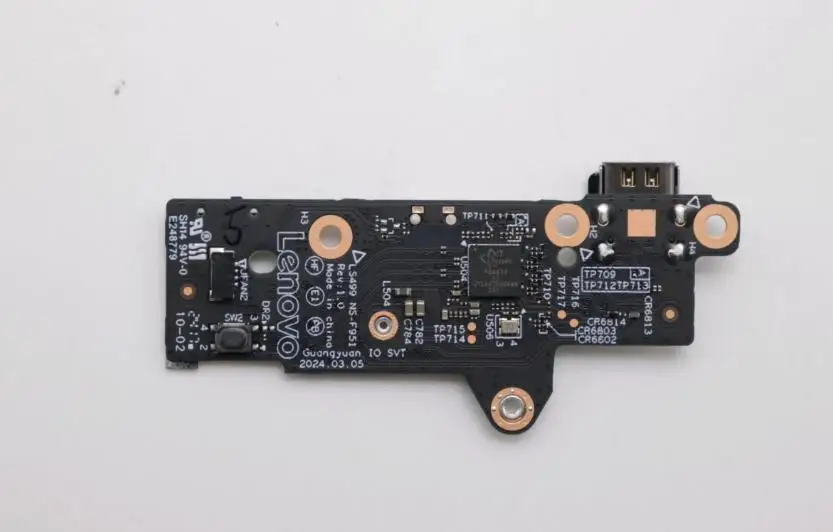 ORIGINAL STOCK  LAOPTOP POWER SWITCH BOARD FOR LENOVO Yoga Slim 7 14Q8X9 TYPE-C CHARGING BOARD  NS- F951 5C50S25712