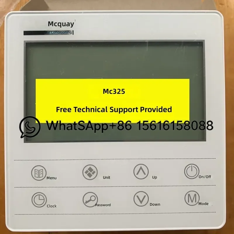 McQuay Air Conditioner Operation Panel Controller MC325 V00 SLM019 V1.00 HVAC Display Board Replacement Part for AC Unit