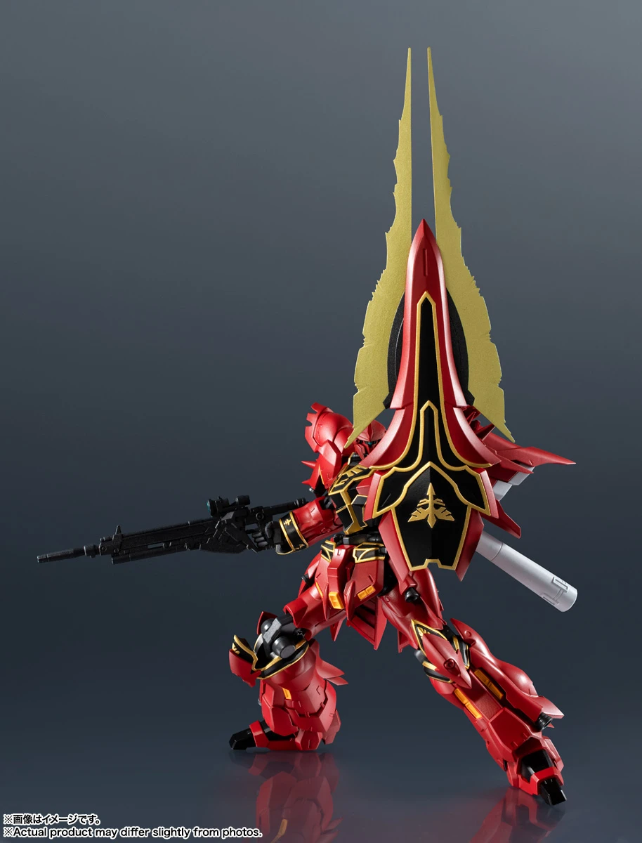В наличии: Фигурка BANDAI GUNDAM UNIVERSE Mobile Suit Gundam Unicorn MSN-06S Sinanju аниме-модель коллекционная игрушка