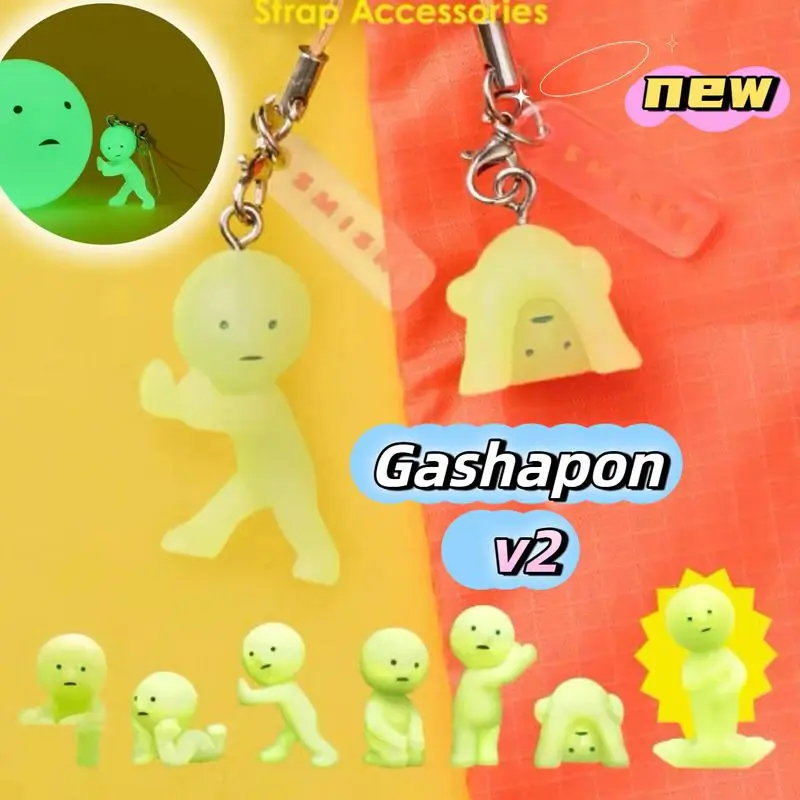 

Новая серия Smiski v2 Gashapon, серебристая зеленая кукла, слепая коробка, экшн-фигурки, модель игрушки, подарок на день рождения, Хэллоуин для девочек, натуральная