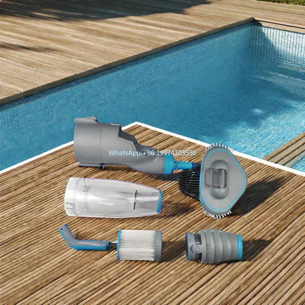 

High Quality Cordless Dual-Speed Rechargeable Swimming Pool Vacuum Cleaner Replacement Cartridge Filter CE Pool Cleaning