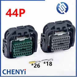 44 Pin female Automotive waterproof connector Engine ECU Board plug with pins For Honda 8TH Accord CRV Civic CITY Odyssey Fit
