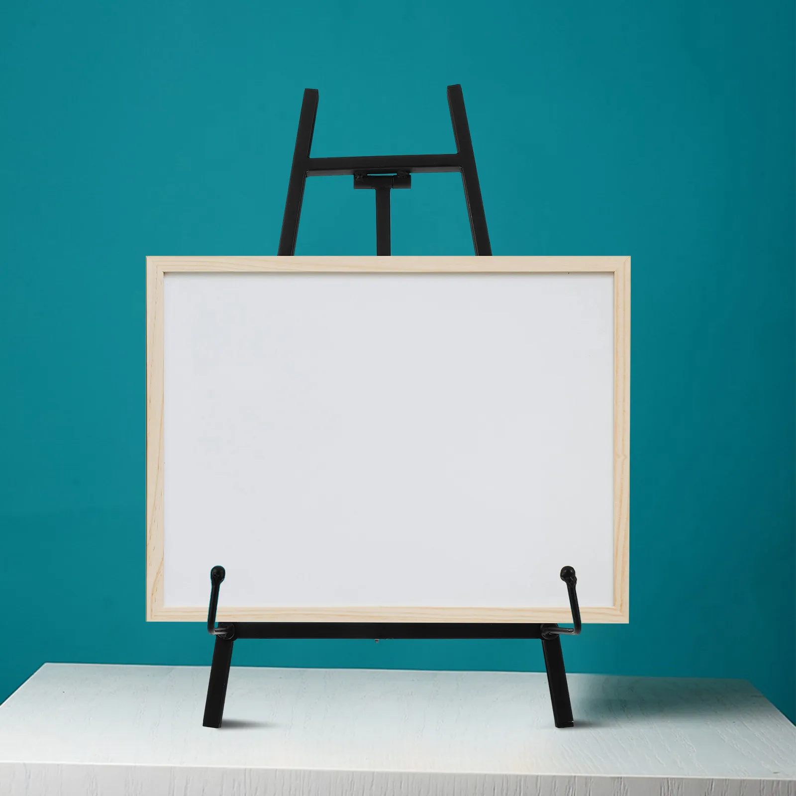 

Металлическая подставка-мольберт из нержавеющей стали, многофункциональная компактная витрина для демонстрации картин, фотографий и произведений искусства