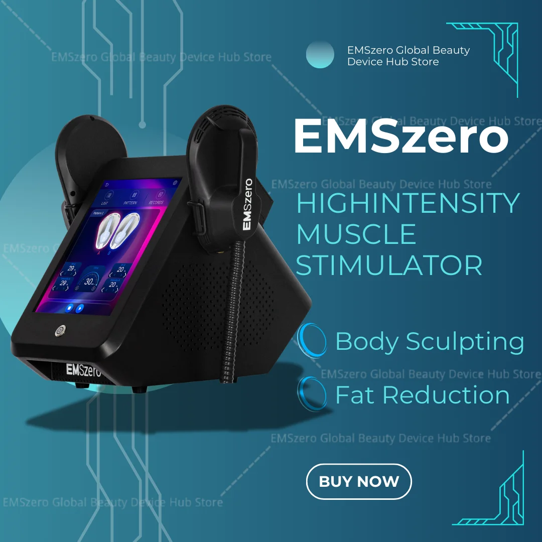 

Professional EMSzero Body Sculpt Machine 6500W Muscle Stimulator 200Hz EMS RF Portable EMSzero Slimming Device Fat Removal