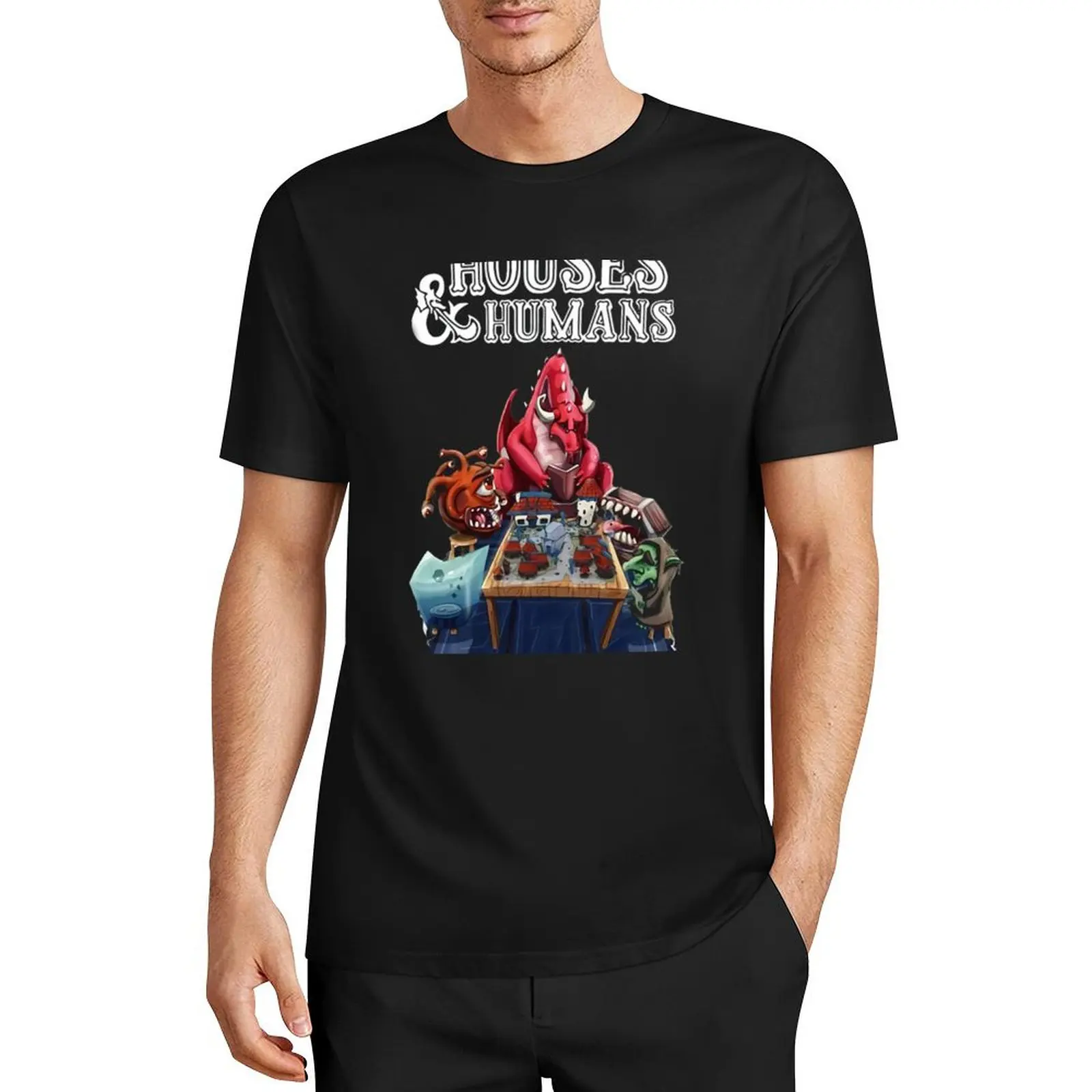 

Домики и человека, настольные игры, забавный подарок для мужчин и женщин, футболка для влюбленных