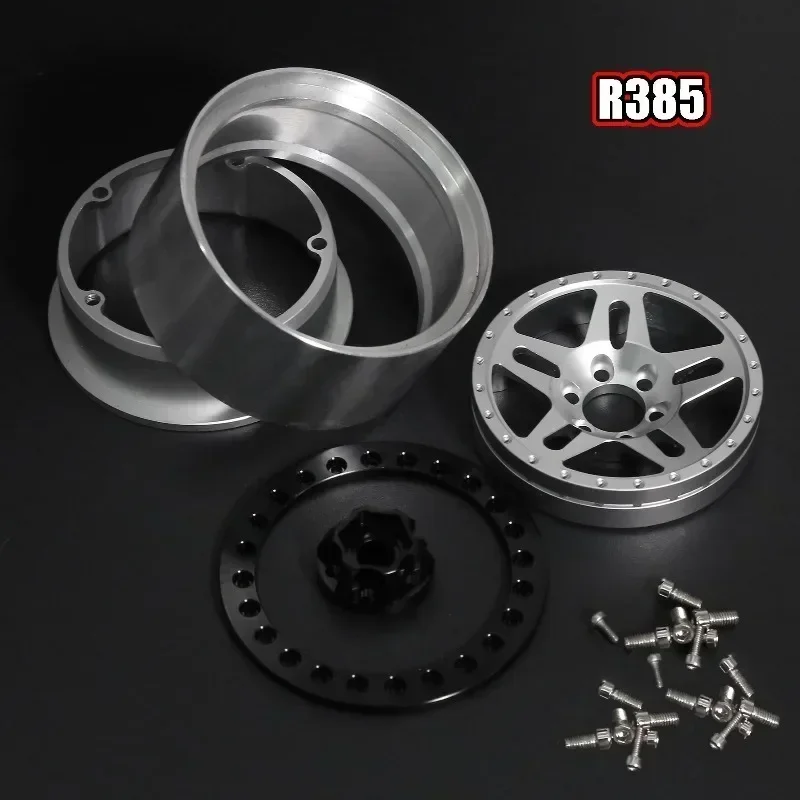 4Pcs CNC Wheel Tires 1.9inch/2.2inch for 1/10 1/8 RC Car Axial SCX10 D90 TRX4 Capra Wraith Monster Truck Upgrade Parts