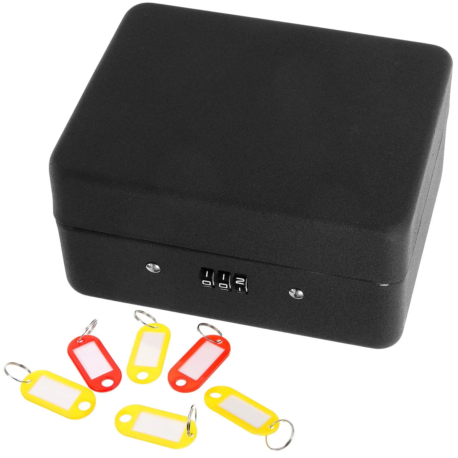 Robust Metal Keys Box with Digital Code Lock Wall Mount Key Storage Organizer for Home Garage Office Key Management Box