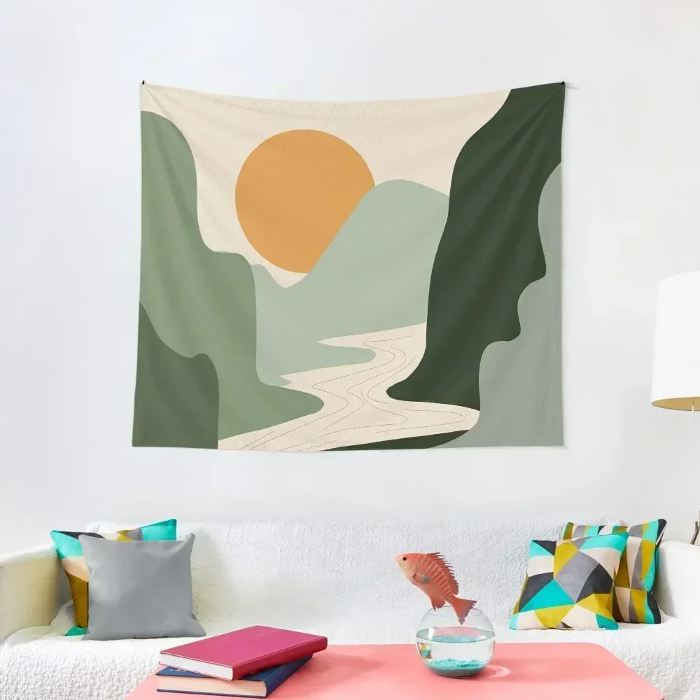 Abstract Sunset Painting 7.2 Tapestry Decorations For Room On The Wall Wall Decor Home Decorations Aesthetic Tapestry