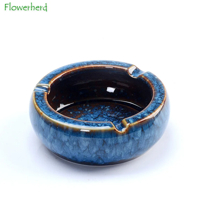 Creative Ashtray Ceramic Porcelain Smoking Set Container Ash Trays Weed Ashtray Ash Tray Cigar Ashtrays