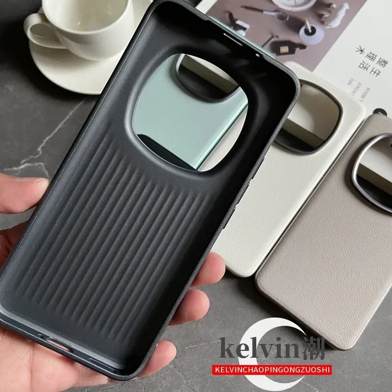 For Honor Magic 6 Pro Case Luxury Electroplated Leather Cover For Magic 6 Simple Business Shockproof Bumper Magic6Pro Funda