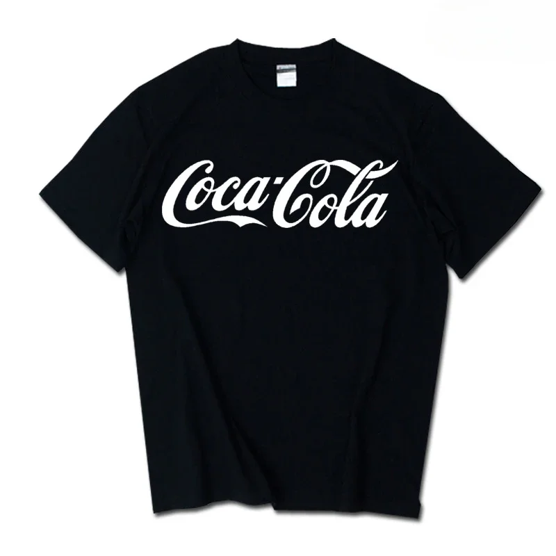 Sommer Neues Trendiges Marken-INS-Pepsi-Cola-Partner-T-Shirt Sprite Coca-Cola Herren- und Damen-Loose-Fit Baumwoll-Paar-T-Shirt mit Kurzen Ärmeln Y2k – Detail 12
