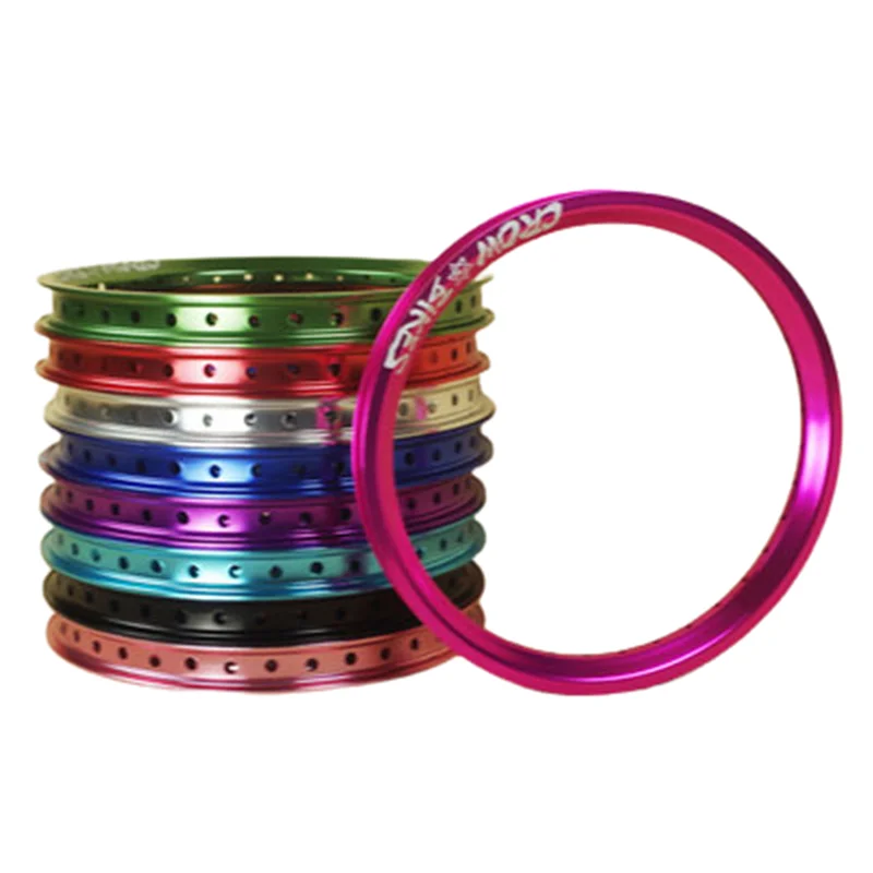 Double-Layer Color Aluminum Alloy Rim, 16 Inch, BMX36-Hole