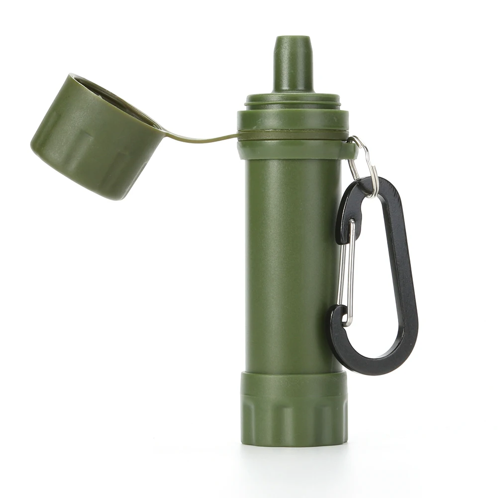 Outdoor Personal Drinking Water Filtering Tools Survival Water Filter with Straw