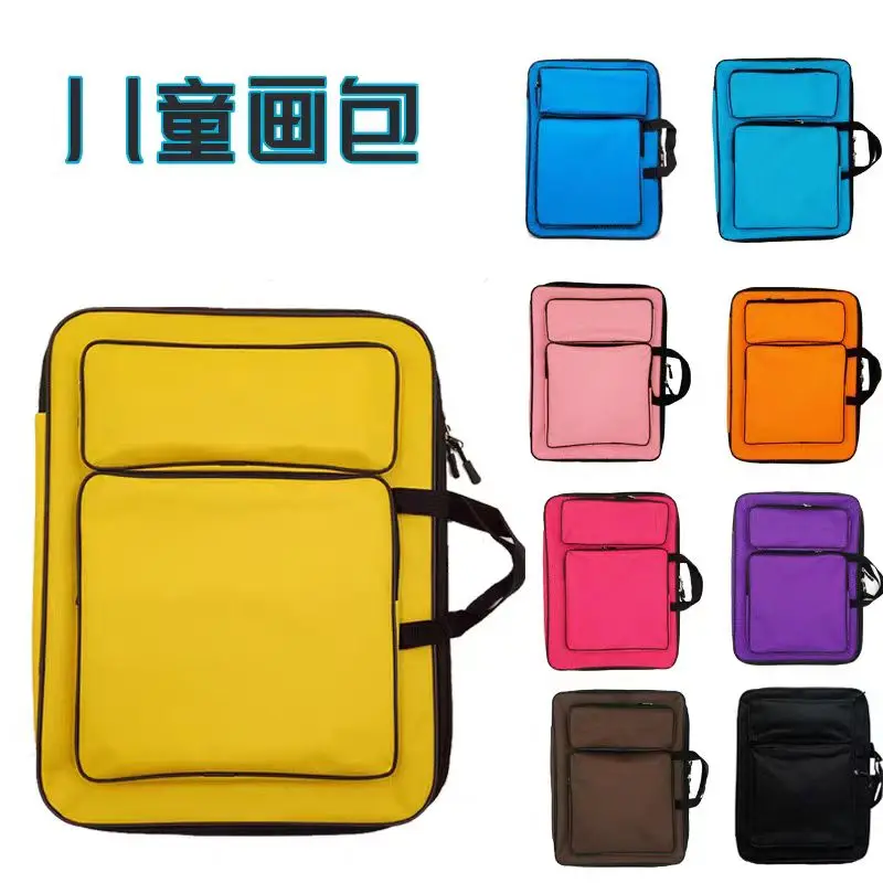 

1Pcs Artist Drawing Backpack Drawing Handbag Storage Organizer Folder Portable Canvas Shoulder Bag Art Portfolio Carry Case Bag
