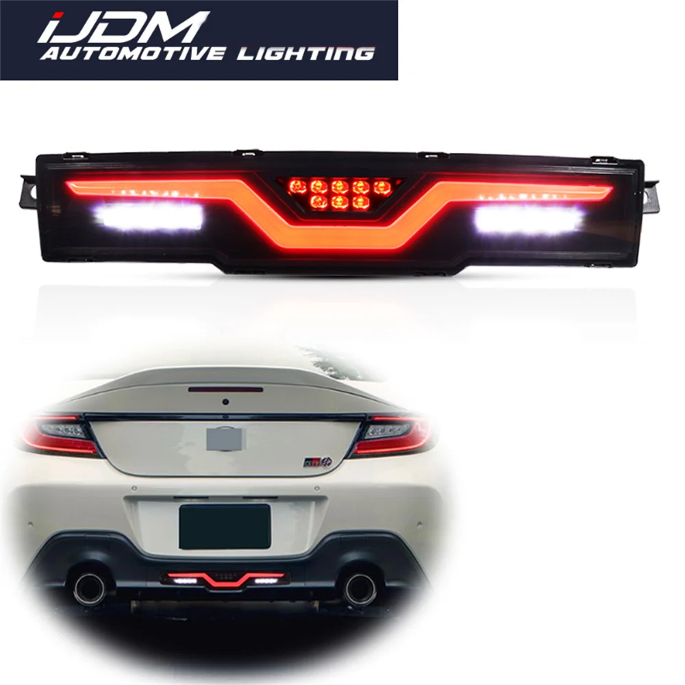 For Toyota GR86 & For Subaru BRZ 2022-up Car LED Rear Fog Light Assembly Function as Tail/Brake Light Backup Reverse Light 12V