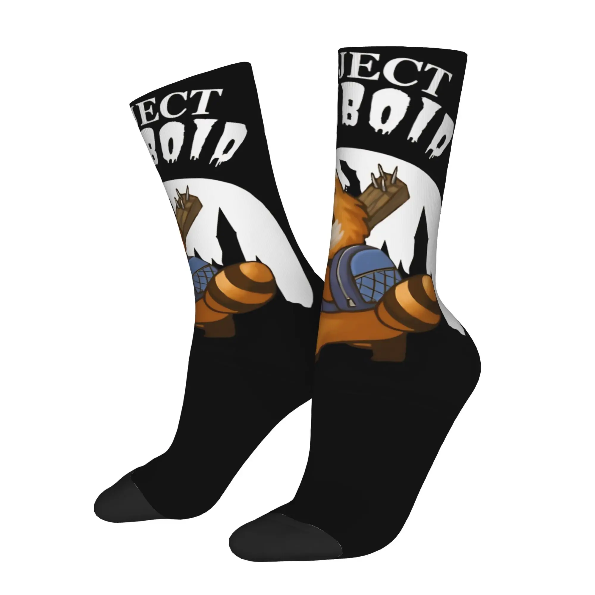 Autumn Winter Hip-hop Men's Women's Project Zomboid Socks Bleaches Anime Non-slip Skateboard Socks